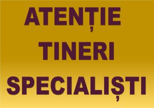 Tinerii specialiști, tranșele I,II,III.