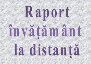 Raport învățământ la distanță învățământ extrașcolar